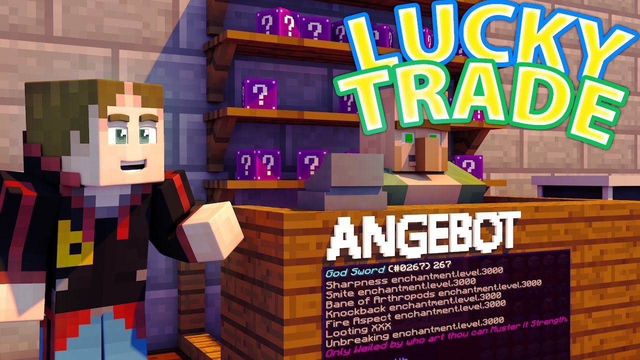 Unbesiegbar Lucky Trade Minecraft Deutsch Baastizockt Youtube