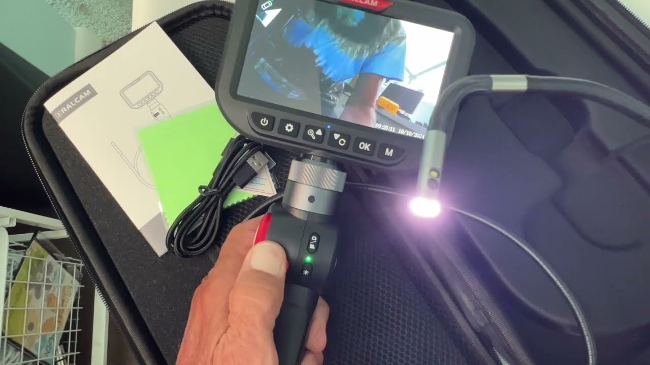 Unboxing the Ralcam Dual Lens Articulating Borescope