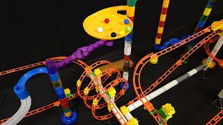 Epic Marble Run Race with SEVEN Elevators!! screenshot 1