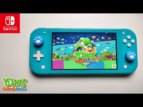 Yoshi's Crafted World Nintendo Switch Lite Gameplay - YouTube