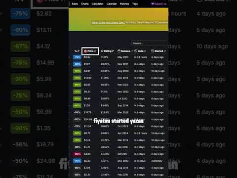 Steam'den İndirimli en uvuz oyun yakalamak