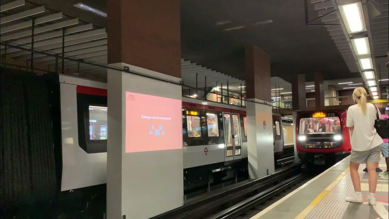 Fully automated metro train at 