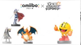 【スマブラ3DS・WiiU】　ルキナ、ルフレ、リザードン、パックマン、ワリオ、ネスの6体のAmiibo発売日決定！