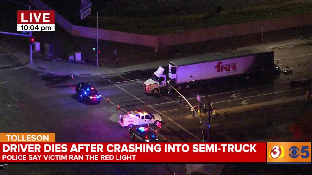 NOW Red light runner killed in crash in Tolleson YouTube
