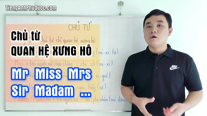 Mr là viết tắt của từ gì