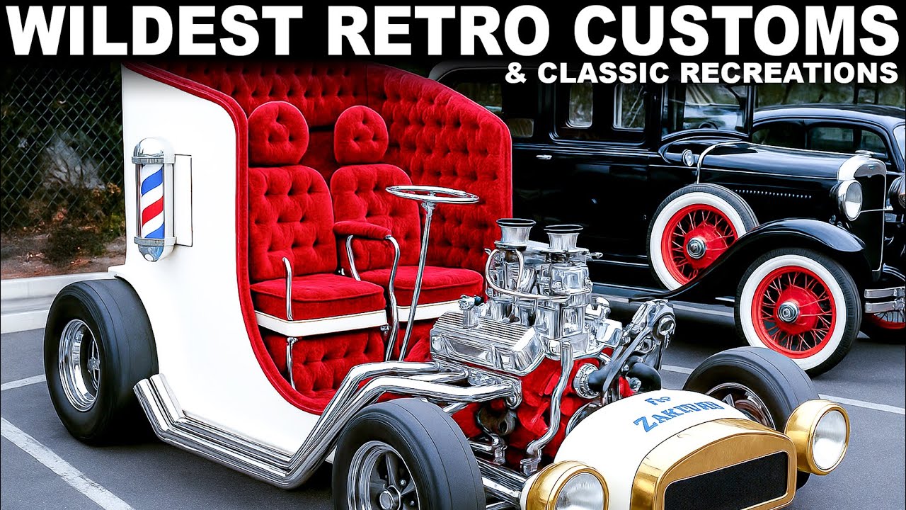 11 Wildest Retro Custom Cars & Classic Recreations - YouTube