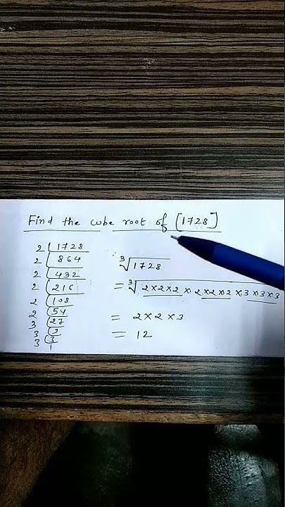 Find The Cube Root Of 1728 Nice Trick shorts maths Shorts maths find-the-cube-root-of-1728-nice-trick-shorts-maths-shorts-maths