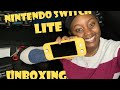 NINTENDO SWITCH LITE UNBOXING (YELLOW)