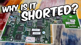 Can I fix this shorted Amiga 1200?