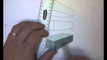 Basic shading skills using 2 point perspective drawings.