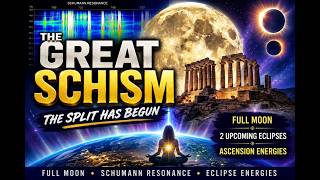 THE GREAT SCHISM HAS BEGUN! 🌕 The Split Has Begun | Full Moon, Schumann Resonance & Eclipse Energies