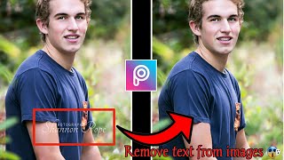 How to remove text from an image using picsart || how to remove objects from images || screenshot 2