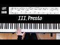 Pescetti: Presto from Sonata in C minor  |  hands separately
