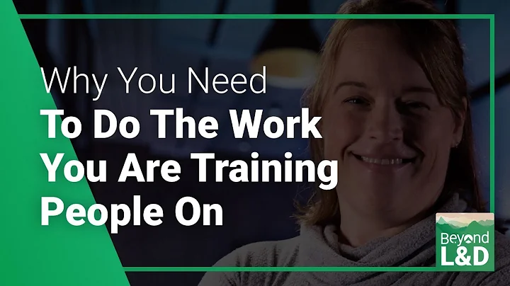 Nicole Kitzman: Why You Need To Do The Work You Are Training People On | Beyond L&D