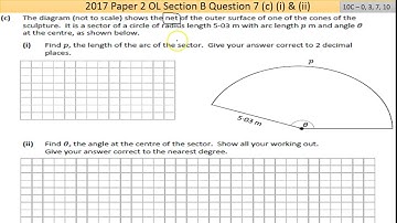 Maths screencast 2017 Paper 2 LC OL Question 7