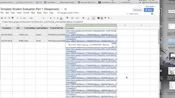 Peer Evaluations for Student Projects using Google Forms