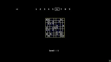 Sudoku Game using CPP