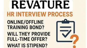 “Revature HR Interview Process: Online/Offline Training, Bond, Full-Time Offer, Stipend?”