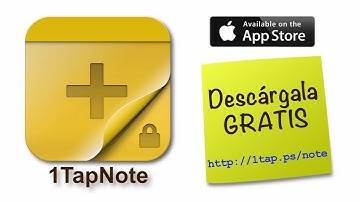 1TapNote - Notas directamente en la Pantalla de Inicio de tu iPhone o iPad como si fueran Post-It