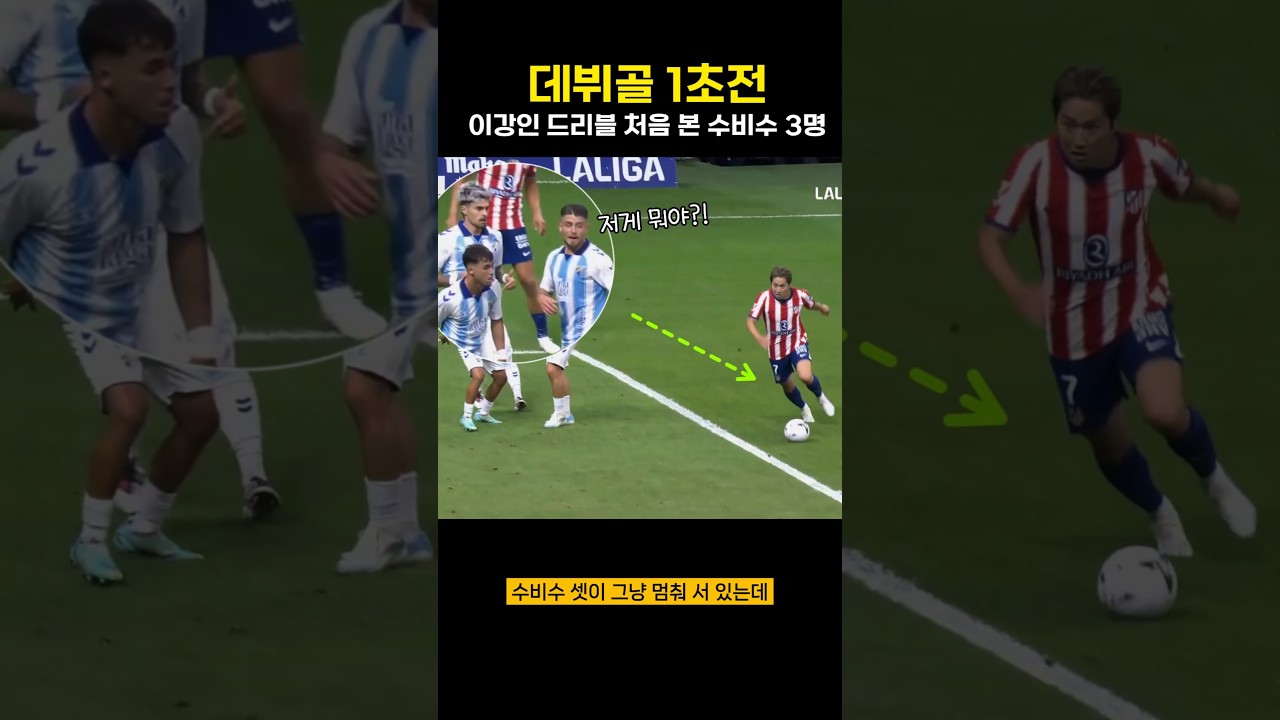 이강인 데뷔전, 엇박자 드리블에 뇌절온 수비수들 (feat. 시메오네 감독)