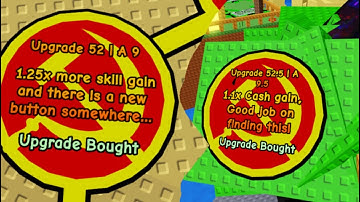 Secret Button 1| The Difficulty Upgrade Tree