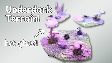 DIY Glowing Cave Terrain | Underdark Scatter for D&D & Tabletop Games