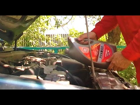 Залил масло лукойл 15w40 и что труба? - YouTube