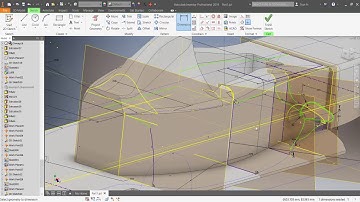 Finished Front Wing, Moving to Chasis - F1 car using Autodesk Inventor 2019