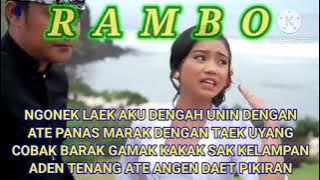 Karaoke Sasak Tukang Ojek Versi RAMBO