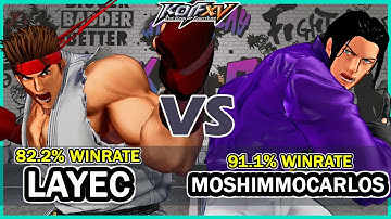 KOF XV 🔥 Layec (Ryo/Rugal/Yamazaki) vs Moshimmocarlos (Robert/B.Jenet/Krohnen) 🔥 Steam