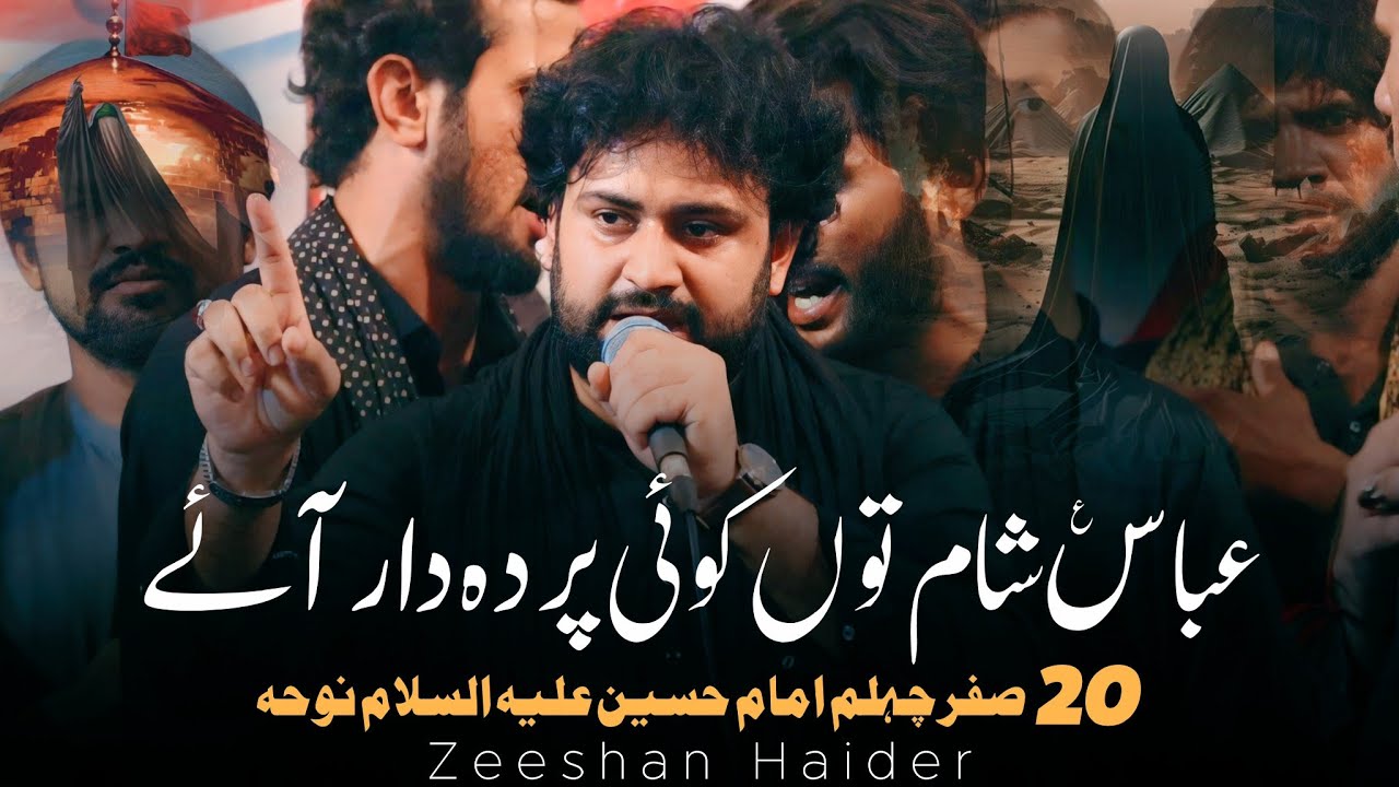 Chehlum Imam Hussain Noha | Zeeshan Haider | Abbas Sham Tu Koi Parda Dar Aaye Hin | 20 Safar Noha