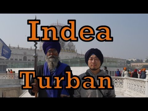 世界一周 正しいターバンの巻き方 インド 13 How To Wear A Turban In India Youtube