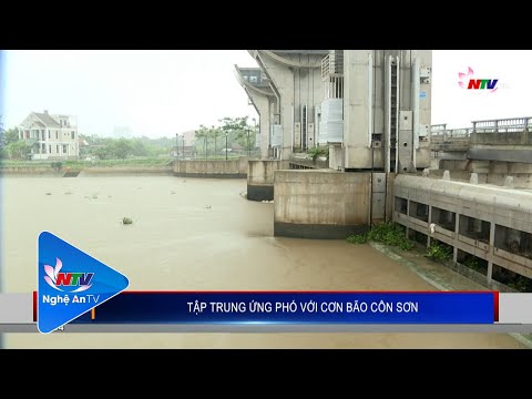 Video Tập trung ứng phó với cơn bão Côn Sơn - youtube