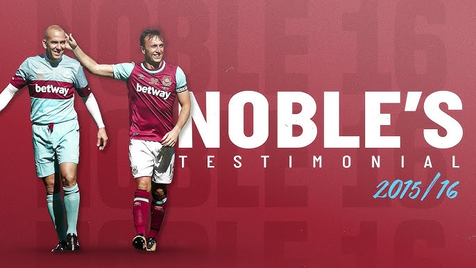 Mark Noble in tears as West Ham fans pay emotional tribute to