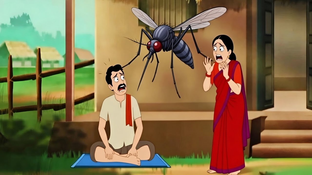 🦠 গ্রামে এলো ডেঙ্গু || কি উপায়ে তারালো এই বড় বড় মশা কি শেষ করতে পারবে - ঠাকুমার ঝুলি ⛅
