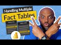 Handling multiple fact tables in power bi