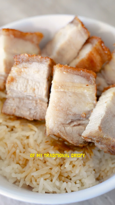 This air fryer crispy pork belly is 🤯