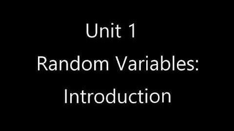 1.Random Variables Introduction Tamil