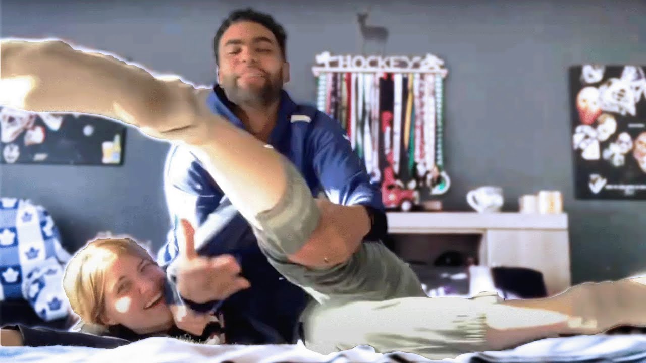 Couples WRESTLING Match!