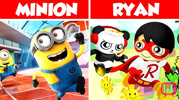 MINION RUSH vs TAG WITH RYAN | android ios gameplay 1080p 60fps landscape