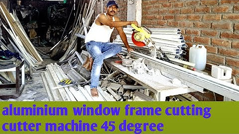 Aluminium Window Frame  Cutting Cutter Machine  45 Degree