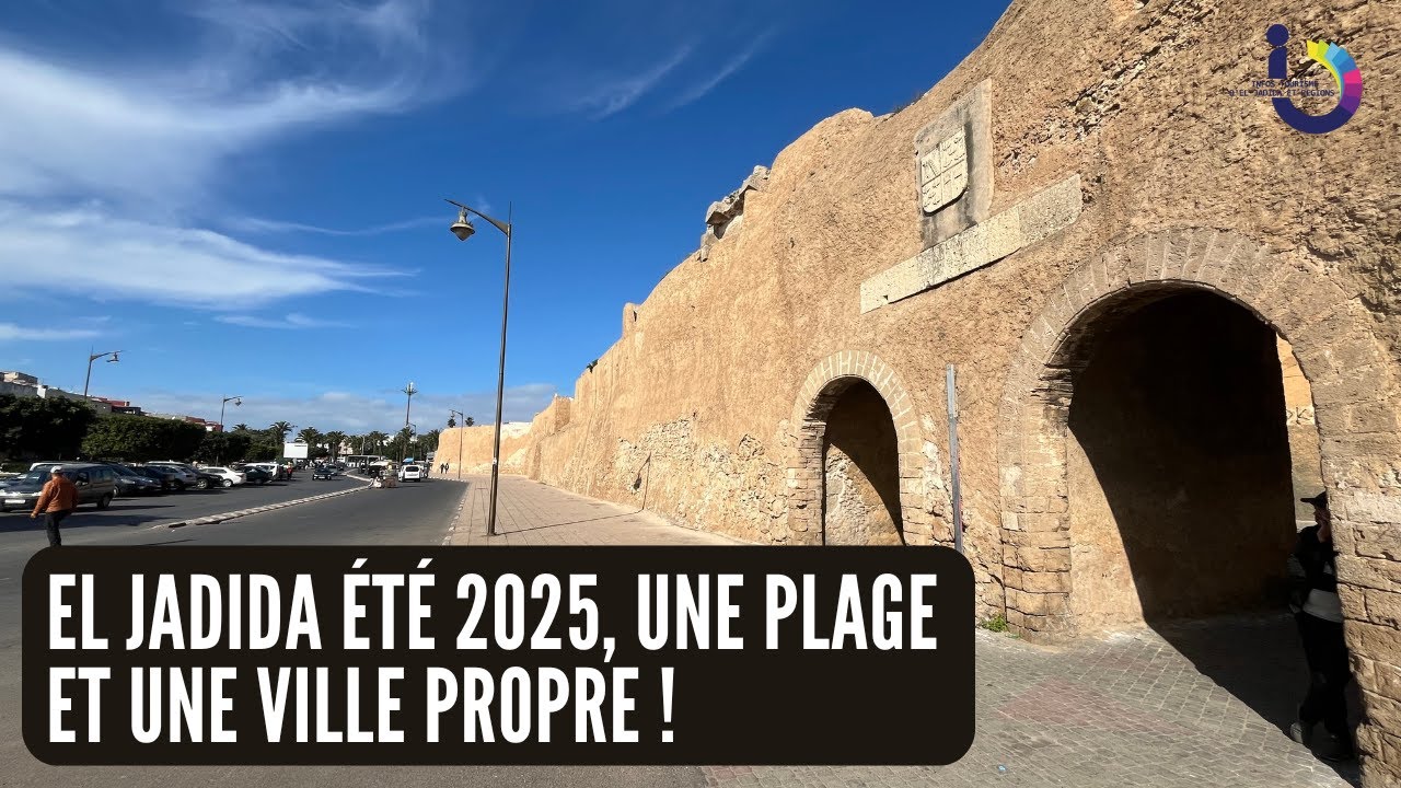 EL Jadida été 2025, une plage et une ville propre !
