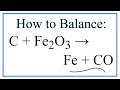 Balancing Chemical Equations Concepts