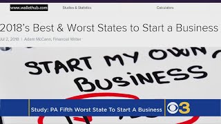 Study Ranks Best, Worst States To Start A Business