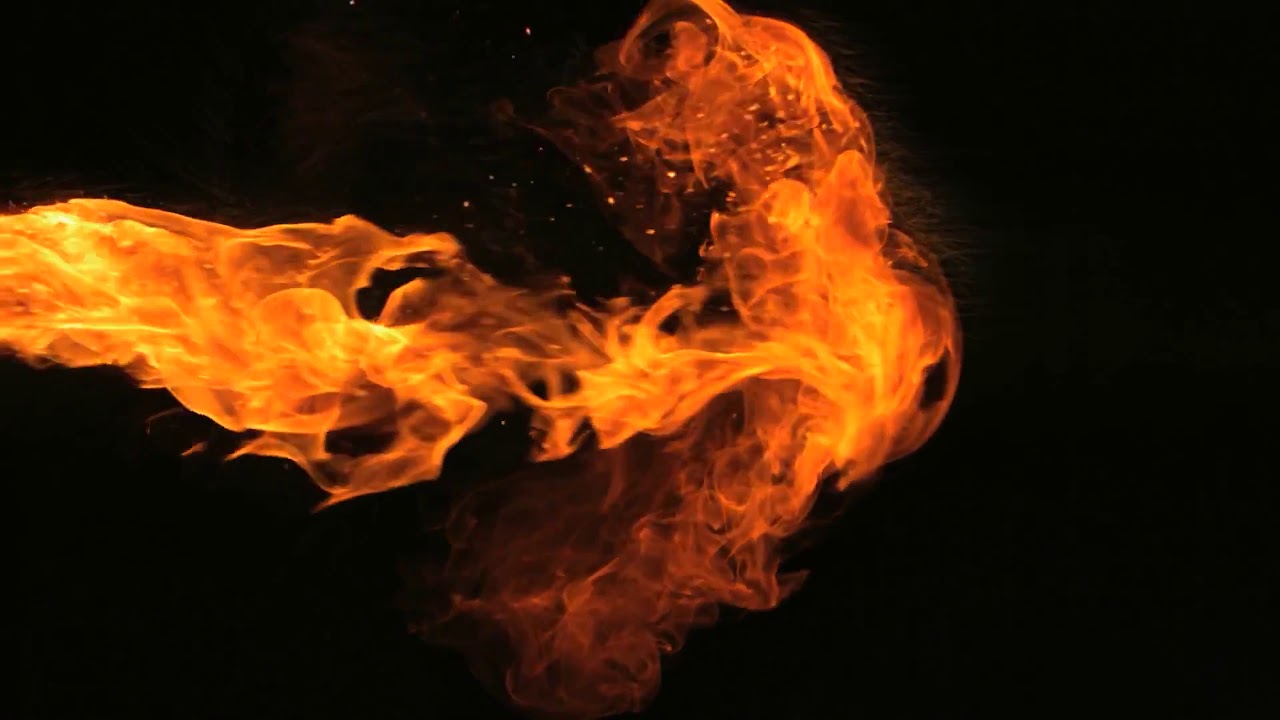 FREE Template - NO TEXT - Ghosts Fire Motion background. Free Download.