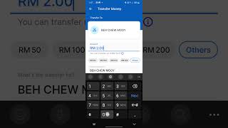 Touch N Go eWallet - Add Money + Input Field Button