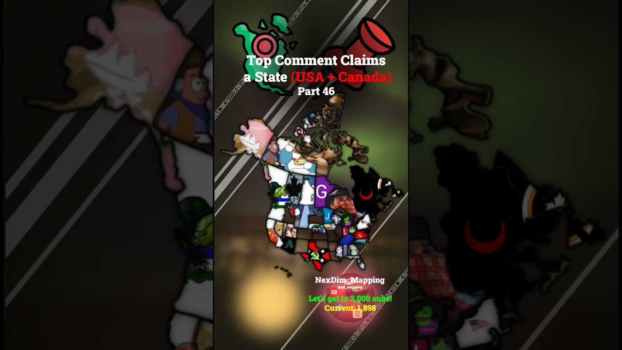 Top Comment Claims a State (USA + Canada) Part 46 