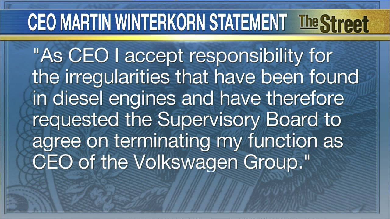 Martin Winterkorn, Volkswagen CEO, Resigns After Emissions Scandal Martin Winterkorn, Volkswagen CEO, Resigns After Emissions Scandal