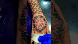 Hand tattoo #reels #trending #viral #newtattoo