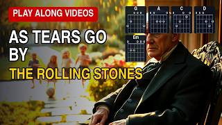 As Tears Go By - The Rolling Stones - (Play Along Lyrics & Chords)